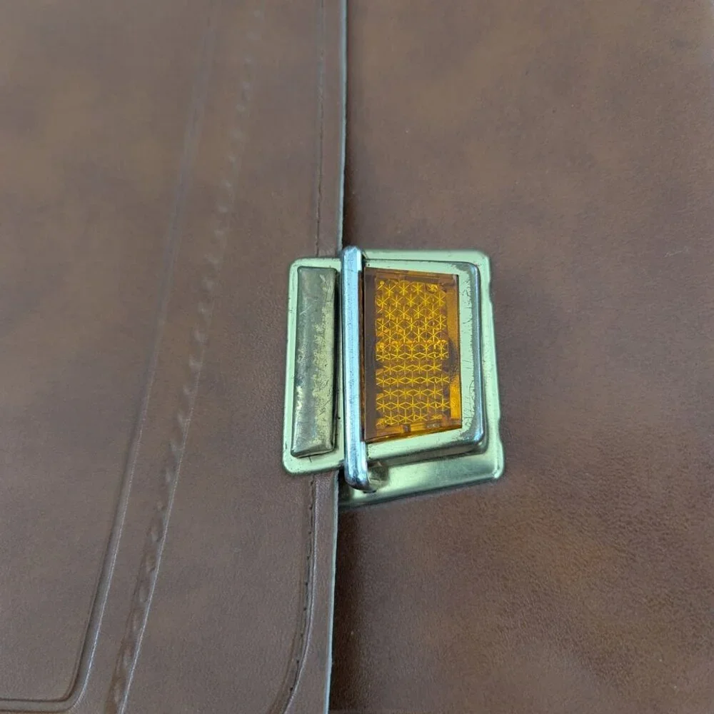 Vintage Faux Leather 1970's Briefcase